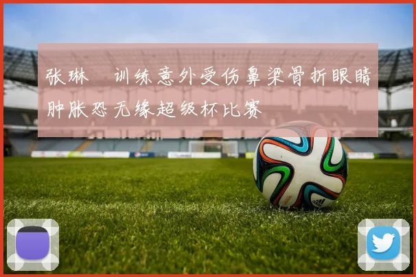 张琳芃训练意外受伤鼻梁骨折眼睛肿胀恐无缘超级杯比赛