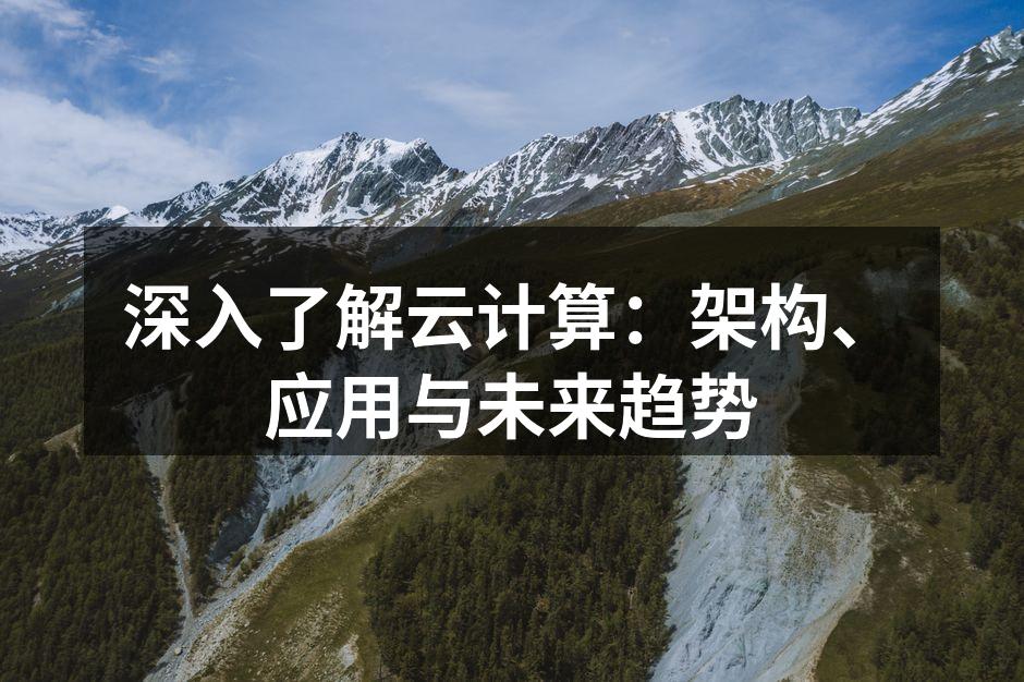 深入了解云计算：架构、应用与未来趋势